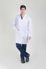 Cargar imagen en el visor de la galería, bata medica de hombre blanca