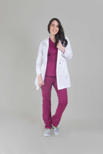 Cargar imagen en el visor de la galería, bata sobretodo color blanco