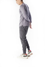 Cargar imagen en el visor de la galería, SUDADERA UNDERSCRUB ELITE DE HOMBRE GRIS POR ATRAS