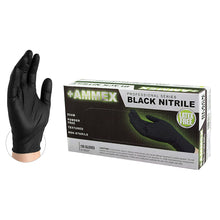 Cargar imagen en el visor de la galería, Guantes de Nitrilo Negros - World Medic&#39;s
