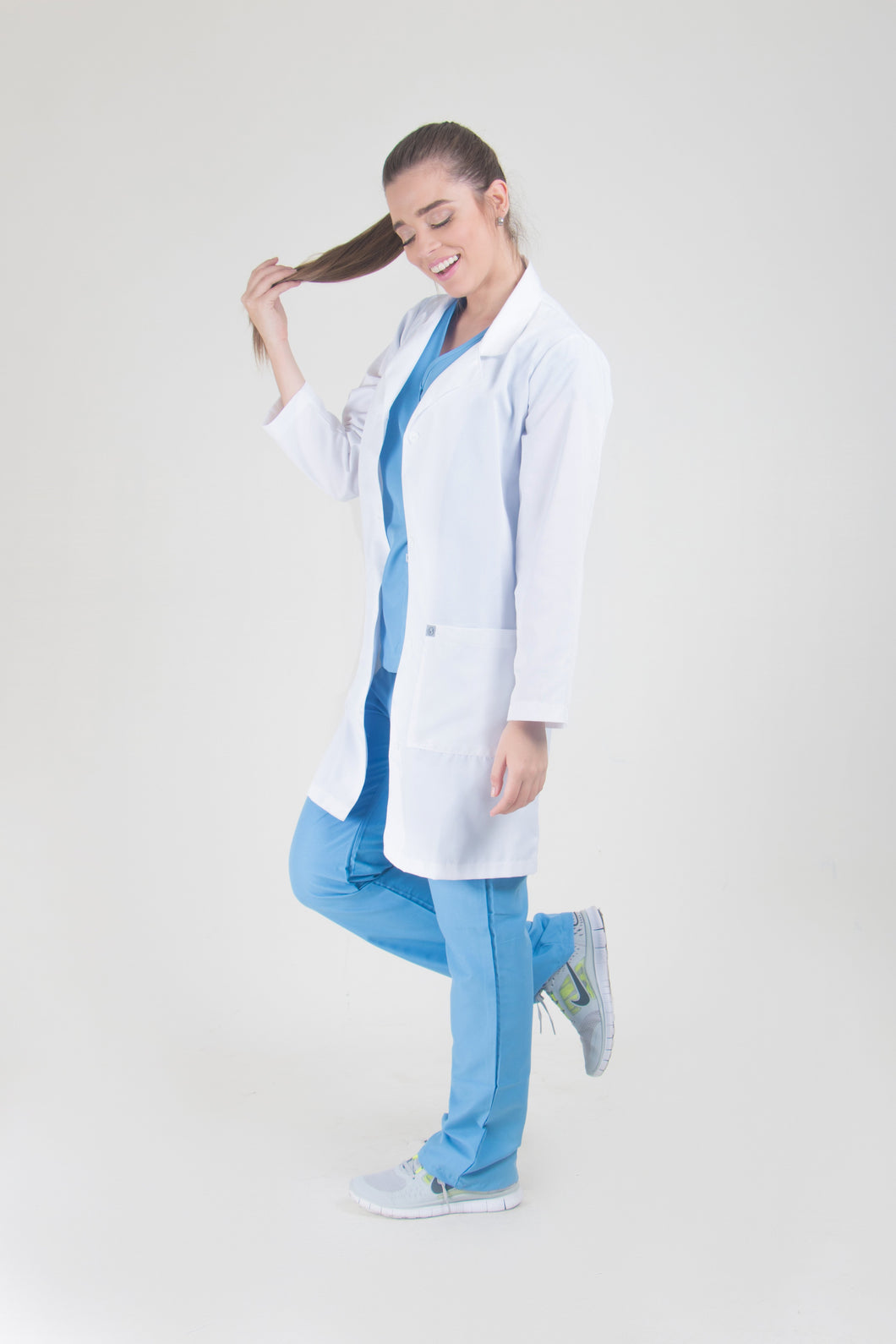 bata medica con estilo