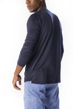Cargar imagen en el visor de la galería, SUDADERA UNDERSCRUB ELITE DE HOMBRE AZUL POR ATRAS
